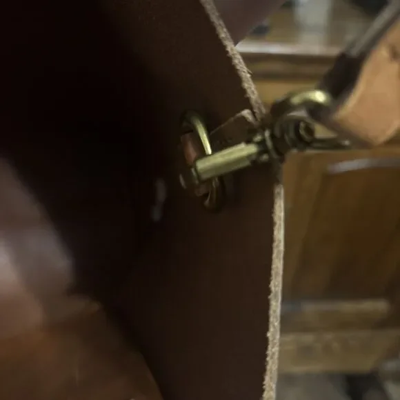 Madewell The Medium Transport Tote F5788 Leather Shoulder Crossbody Bag Saddle - Picture 9 of 12